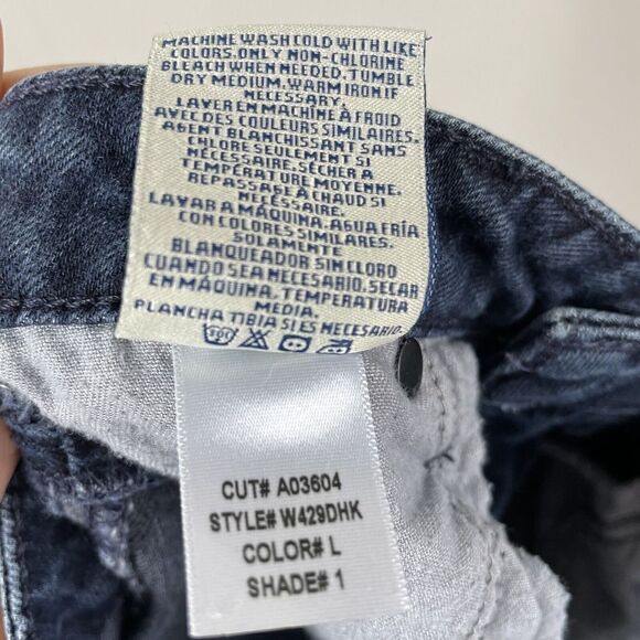 HUDSON Womens Carly Straight Flap-Pockets Jeans Sz 25 Raw-Hem Stretch Low-Rise - Picture 10 of 10